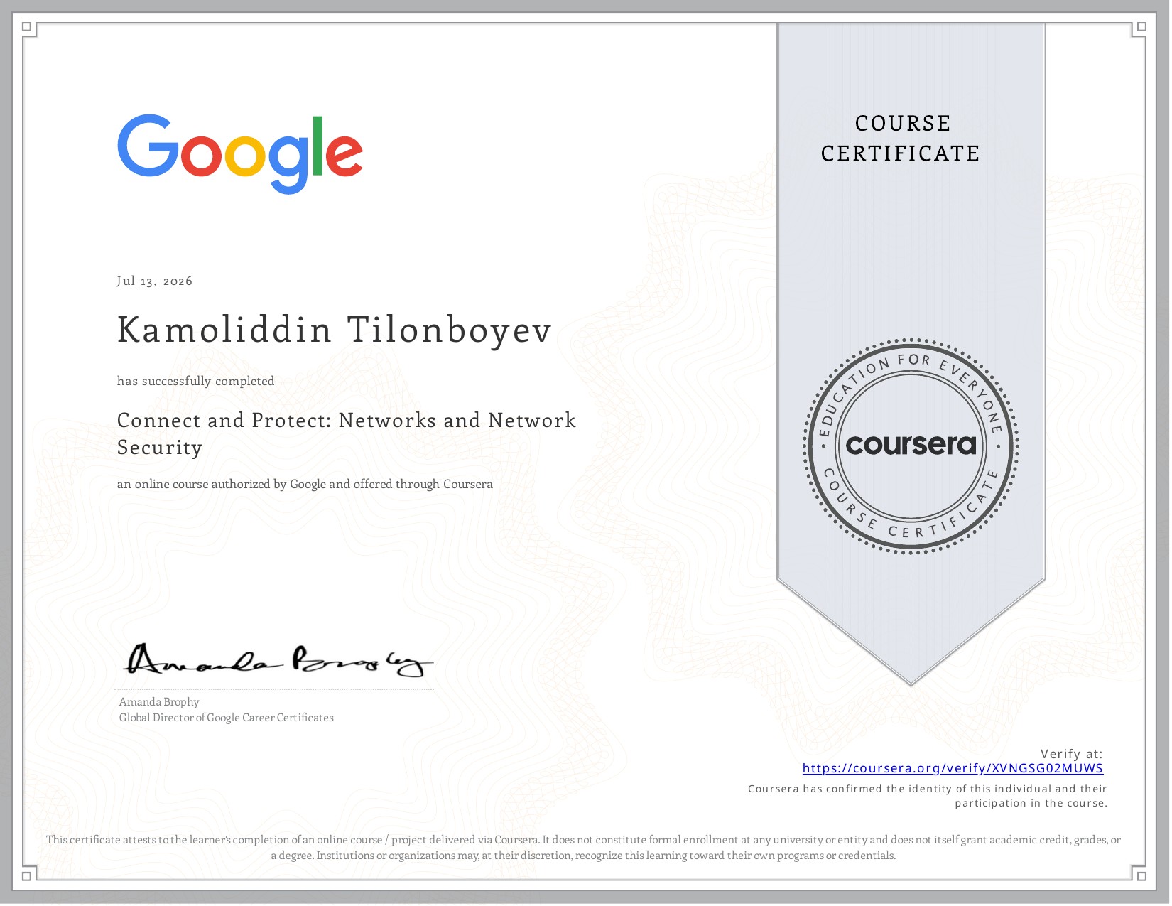 Connect and Protect: Networks and Network Security