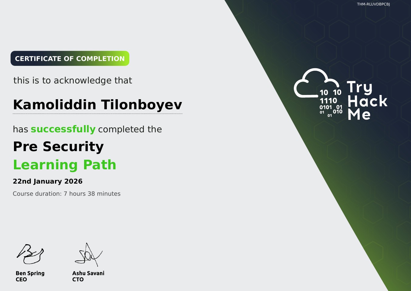 Cyber Security 101 — TryHackMe